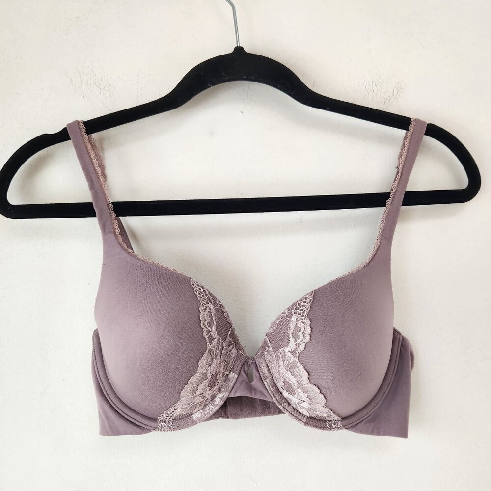 Victoria's Secret Body by Victoria Perfect Shape Bra Purple Padded Women's 32D